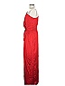 ML Monique Lhuillier 100% Polyester Red Cocktail Dress Size 10 - photo 5