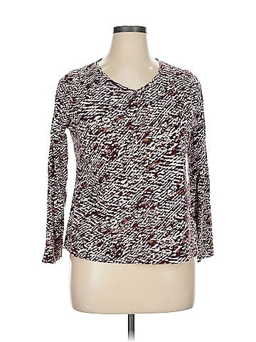Liz Claiborne 3/4 Sleeve T-Shirt (view 1)
