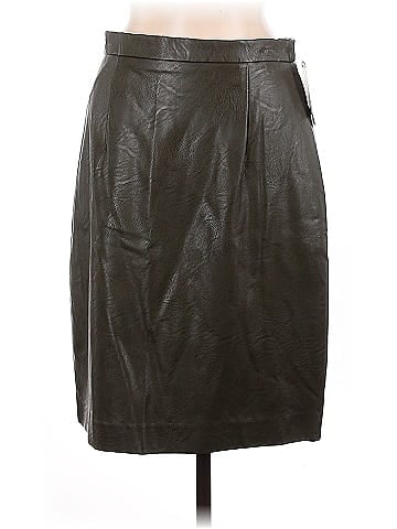 Cremieux Faux Leather Skirt (view 1)