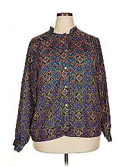 Notations Long Sleeve Blouse