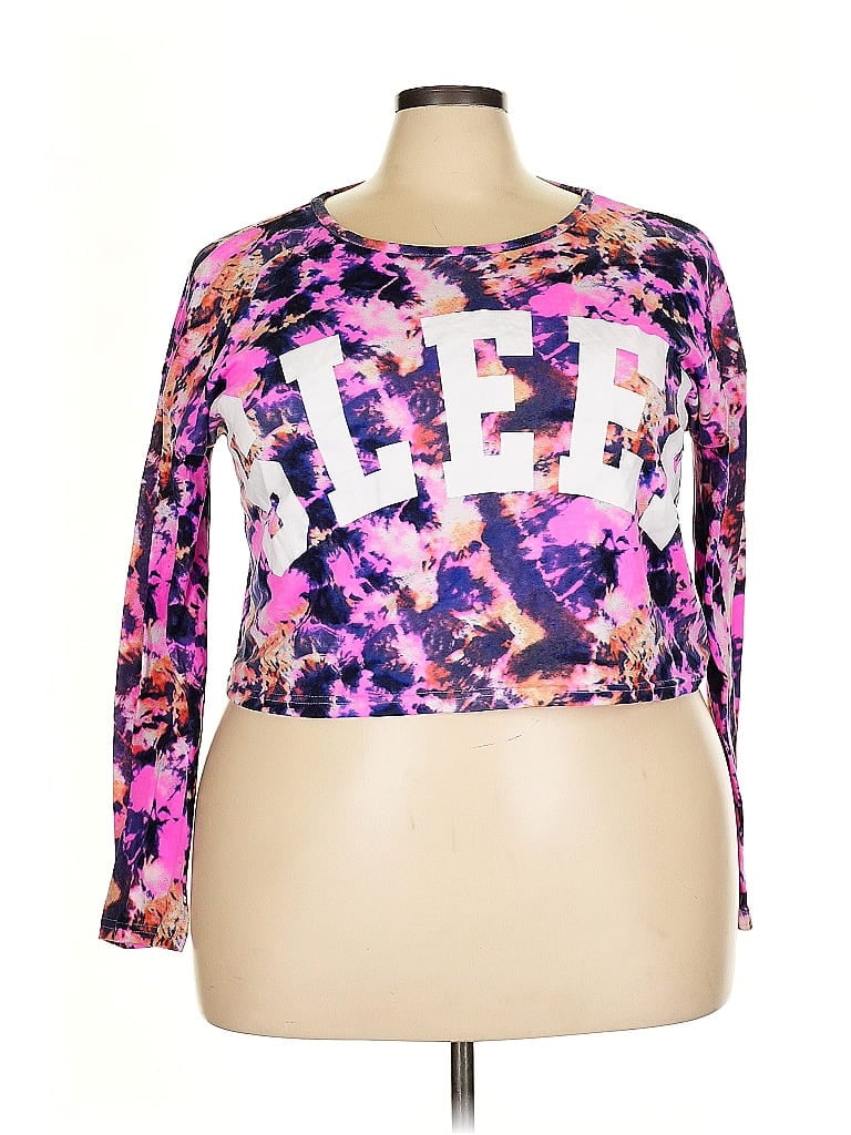 Pre-owned Weekend 3/4 Sleeve T-shirt In Purple