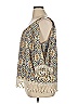 Moa Moa 100% Polyester Ivory 3/4 Sleeve Blouse Size XL - photo 5