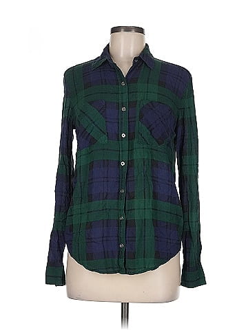Bethany Mota for Aeropostale Long Sleeve Button-Down Shirt (view 1)