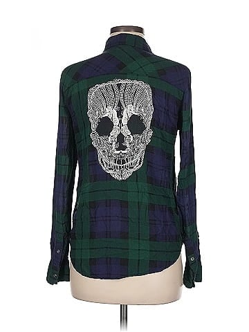 Bethany Mota for Aeropostale Long Sleeve Button-Down Shirt (view 2)