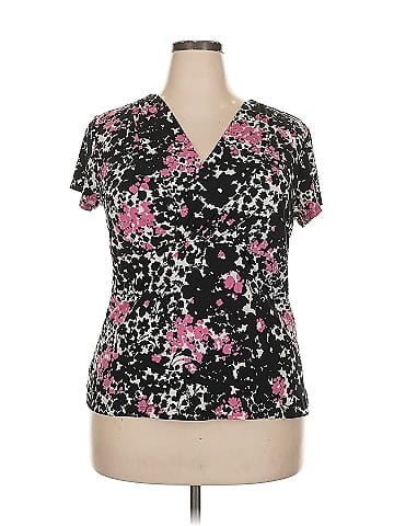 Liz & Co. Short Sleeve Blouse (view 1)