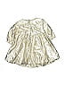 Halabaloo 100% Cotton Metallic Silver Dress Size 3T - photo 2