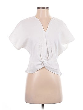 Zara W&B Collection Short Sleeve Top