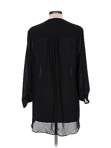 Joan Vass 3/4 Sleeve Blouse (view 2)