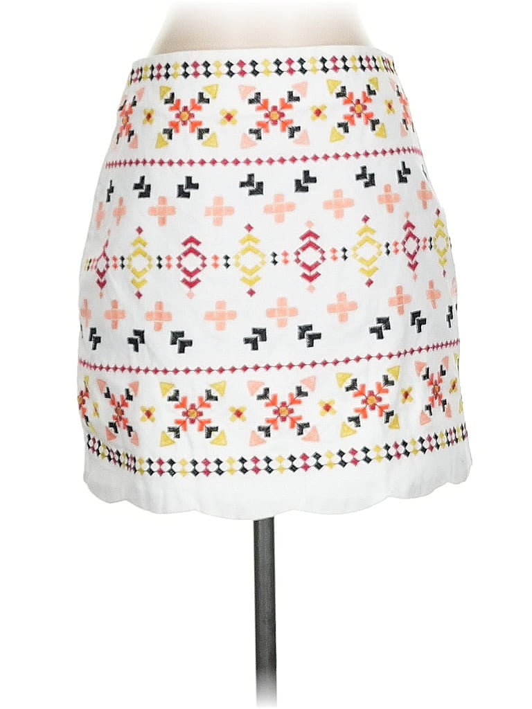 Pre-owned Blue Rain Casual Skirt In White