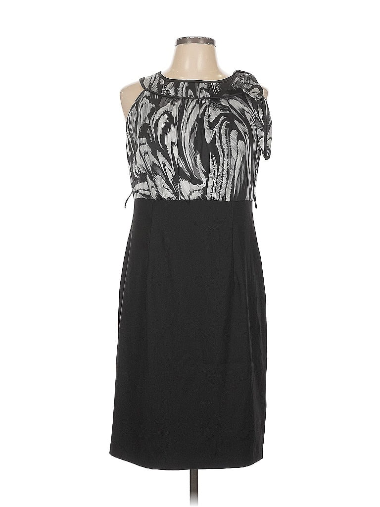Pre-owned Ab Studio Cocktail Dress In Black