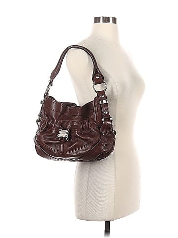 B Makowsky Leather Shoulder Bag (view 2)