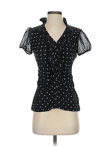 White House Black Market Short Sleeve Blouse (view 1)