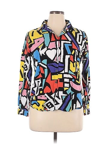 Big Dart Long Sleeve Blouse (view 1)