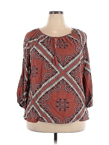 Natural Reflections 3/4 Sleeve Blouse (view 1)