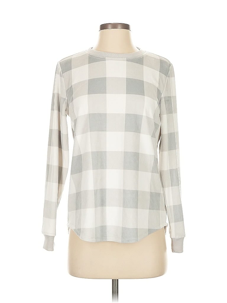 Pre-owned Rachel Zoe Tjx Long Sleeve Blouse In Gray