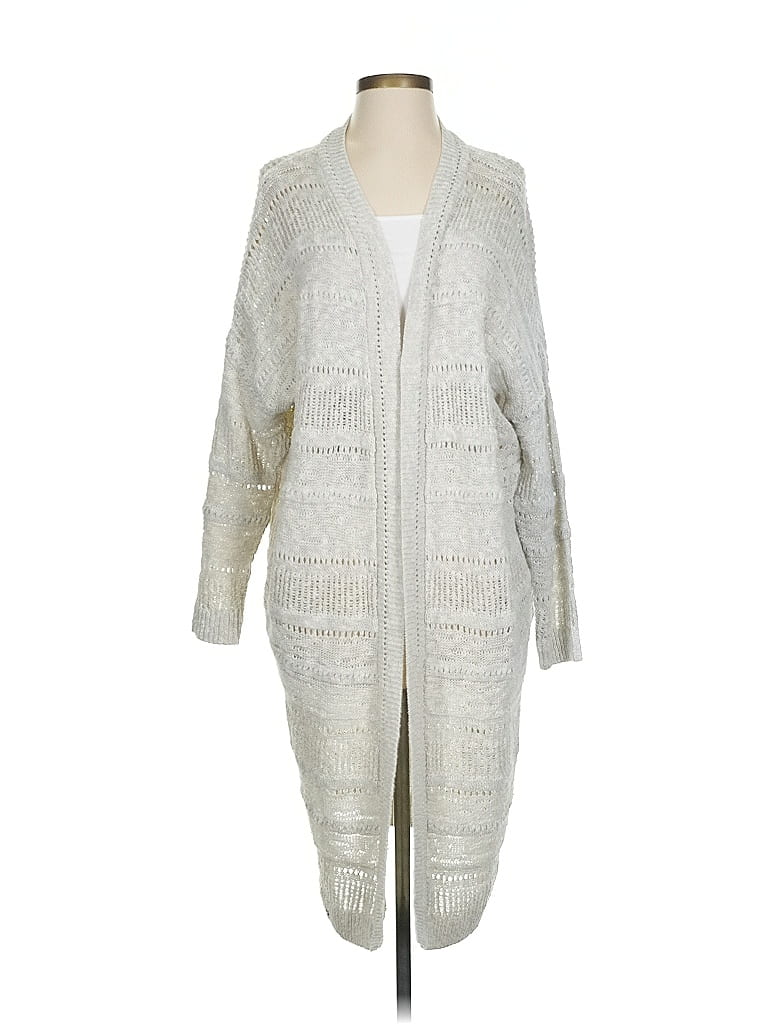 Click to view more detailed imagery on our partner's website Pre-owned Ecote Cardigan Sweater In Silver