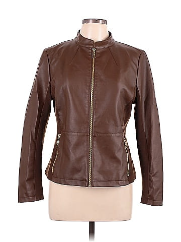 Kenneth Cole New York Faux Leather Jacket (view 1)