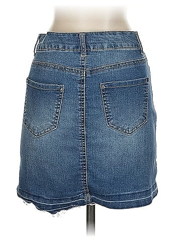 Wallflower Denim Skirt (view 2)