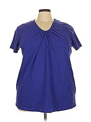 Woman Within Short Sleeve Blouse