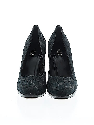 Gucci GG Canvas Heels (view 2)