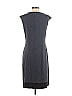 St. John Collection Solid Gray Casual Dress Size 4 - photo 2