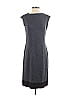 St. John Collection Solid Gray Casual Dress Size 4 - photo 1