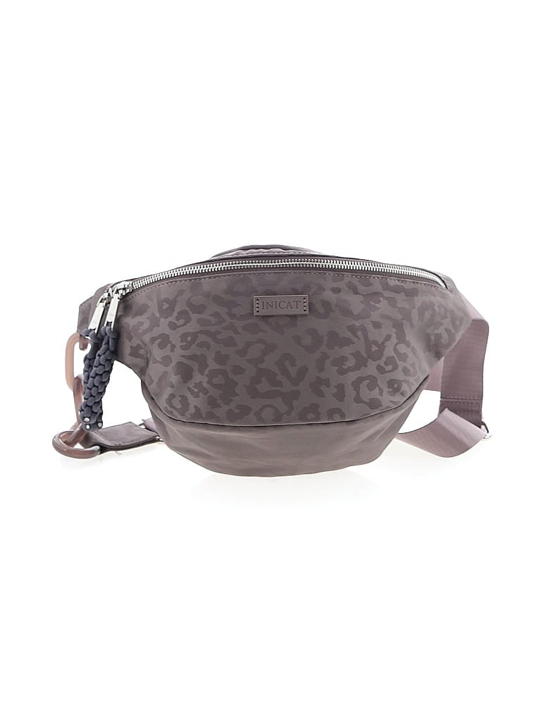 Assorted Brands Gray Purple Belt Bag One size - photo 1