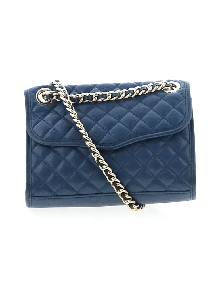 Rebecca Minkoff 100% Leather Blue Leather Crossbody Bag One size - photo 1