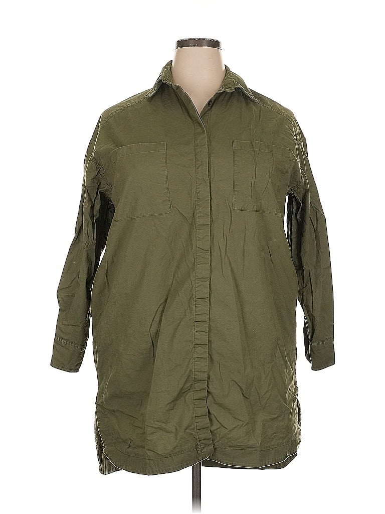 Pre-owned Calvin Klein Casual Dress In Green