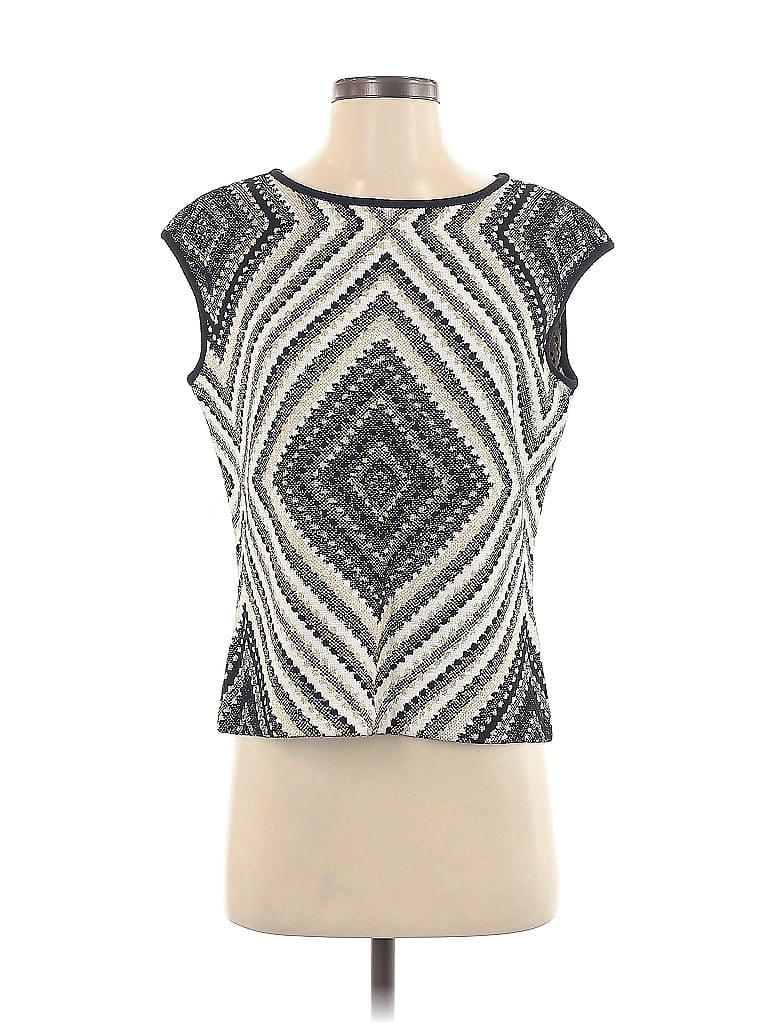 St. John Sport Silver Sleeveless T-Shirt Size S - photo 1