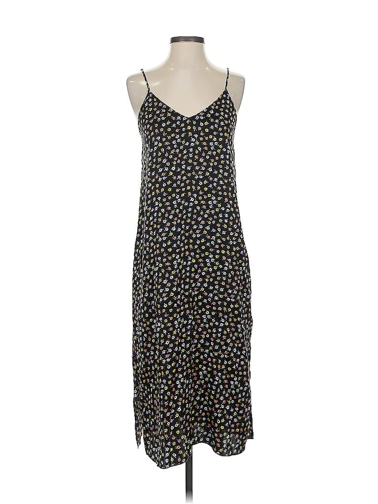 ATM 100% Silk Polka Dots Black Casual Dress Size S - photo 1