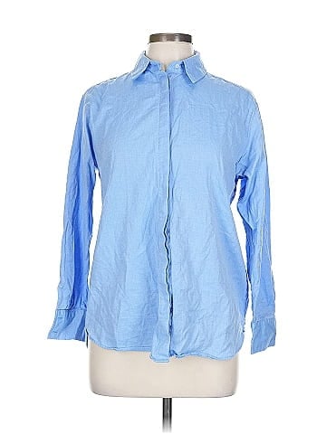 Zara Long Sleeve Button-Down Shirt (view 1)