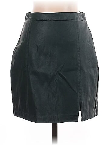 Abercrombie & Fitch Faux Leather Skirt (view 1)