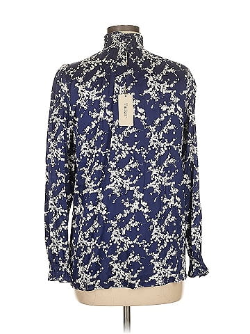 Tucker Long Sleeve Silk Top (view 2)