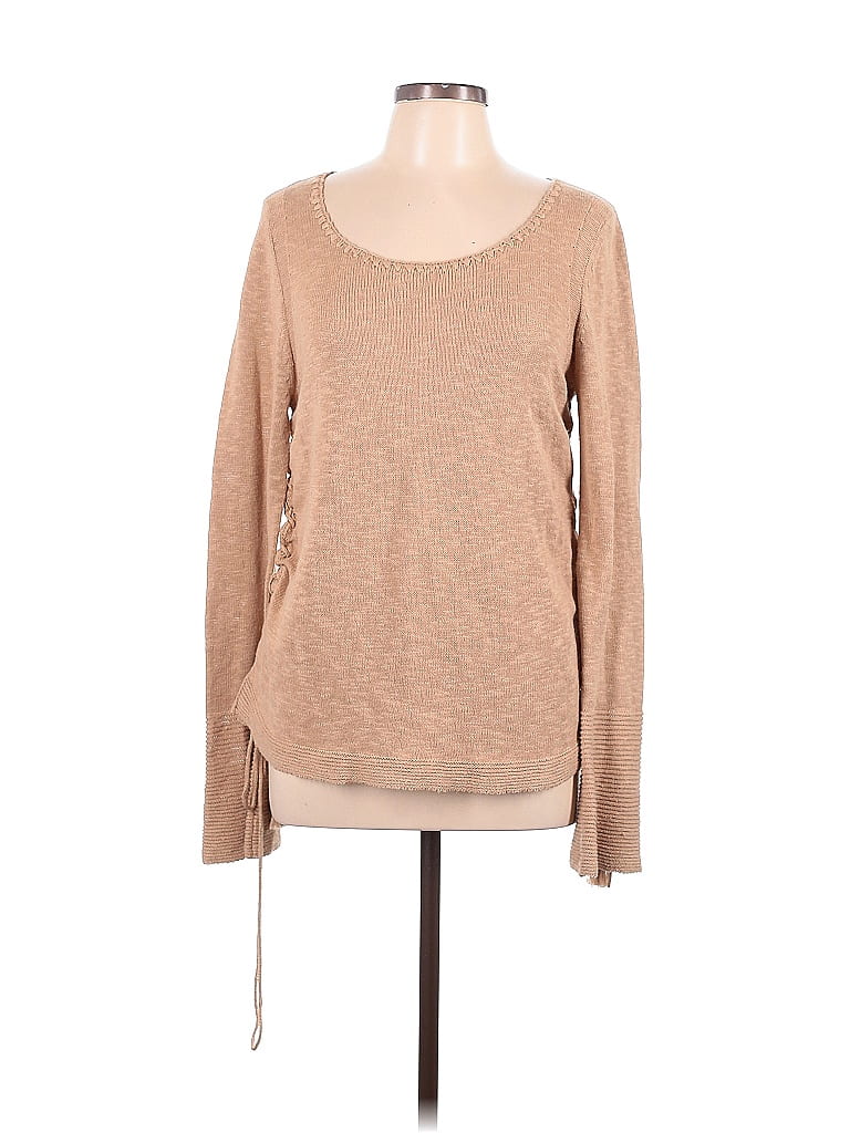Calypso St. Barth Tan Pullover Sweater Size L - photo 1