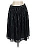 Ann Taylor LOFT 100% Polyester Solid Black Casual Skirt Size XS - photo 1