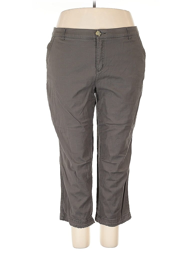 Intro Love Gray Khakis Size 18 - photo 1