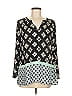Hatley 100% Polyester Black Long Sleeve Blouse Size M - photo 1