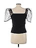 Endless Rose Black Short Sleeve Top Size L - photo 2