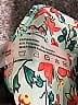 Zaful Floral Green Blue Swimsuit Top Size L - photo 4
