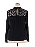 Ambiance 100% Rayon Black Long Sleeve Blouse Size 3X - photo 2