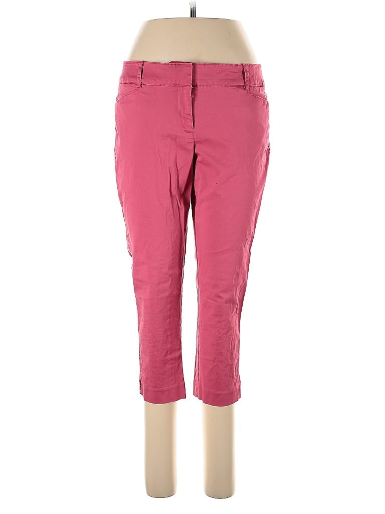 Pre-owned New York And Company Casual Pants In Pink