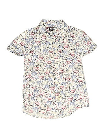 Tea Short Sleeve Button-Down Shirt (view 1)