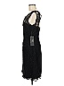 ML Monique Lhuillier 100% Nylon Black Cocktail Dress Size 8 - photo 5