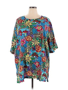 Roaman's Short Sleeve Blouse