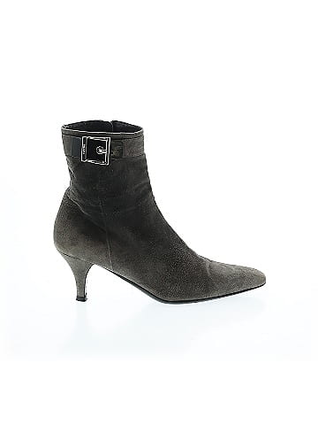 Prada Vintage Suede Ankle Boots 70mm (view 1)