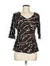 Tiny Black 3/4 Sleeve Top Size M - photo 1