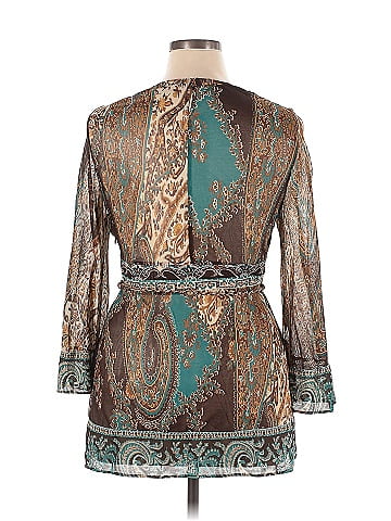 ECI 3/4 Sleeve Blouse (view 2)