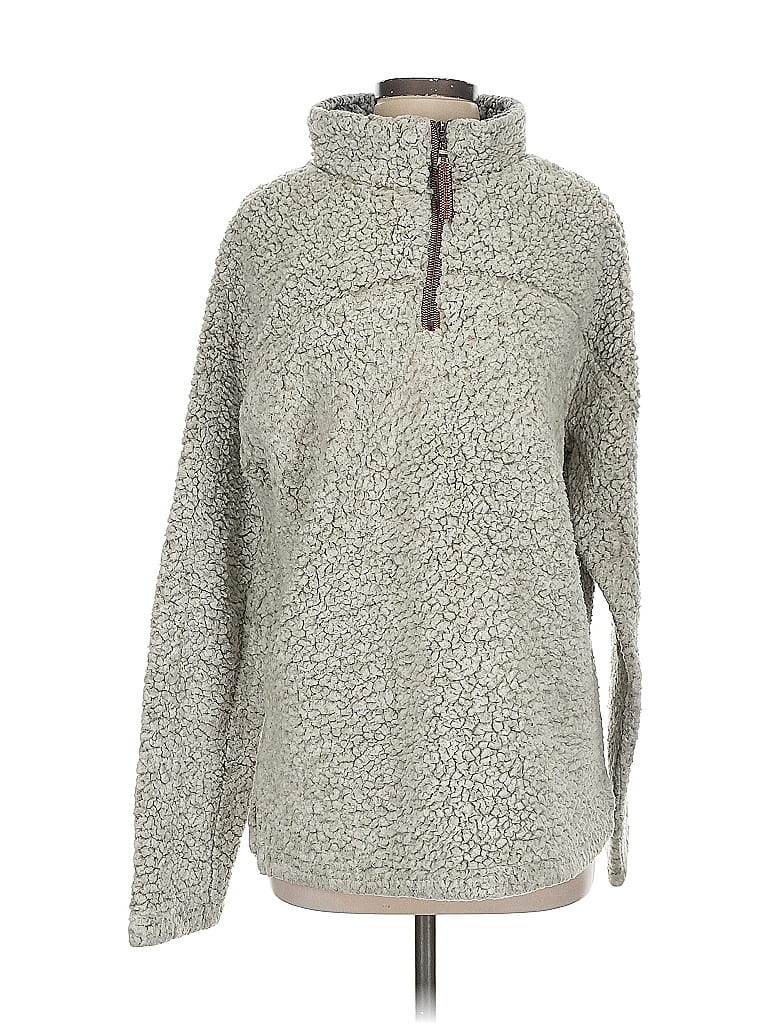 Pre-owned True Grit Pullover Sweater In Gray