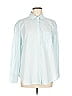 AYR 100% Cotton Blue Long Sleeve Button-Down Shirt Size M - photo 1